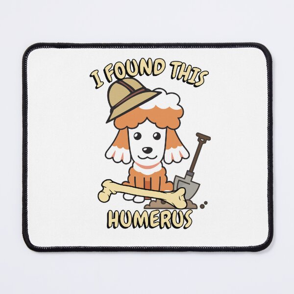 Item preview, Funny Brown dog archaeologist found a bone designed and sold by Pet Station.