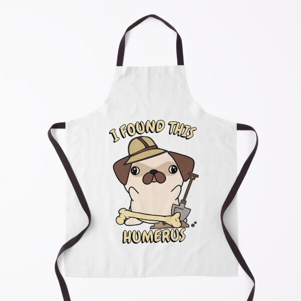 Item preview, Funny Pug archaeologist found a bone designed and sold by Pet Station.