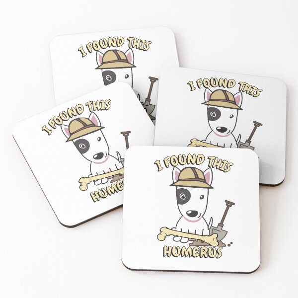 Item preview, Funny Bull Terrier archaeologist found a bone designed and sold by Pet Station.