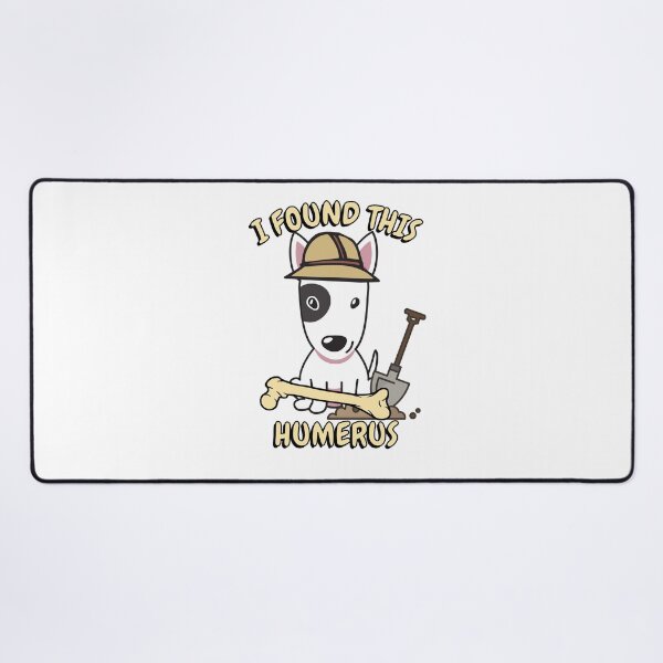 Item preview, Funny Bull Terrier archaeologist found a bone designed and sold by Pet Station.