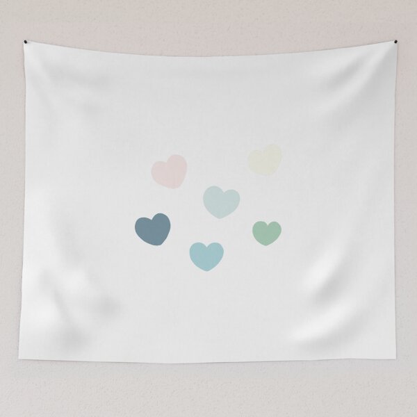 Item preview, Aesthetic Cute Colorful Hearts designed and sold by lameowee.