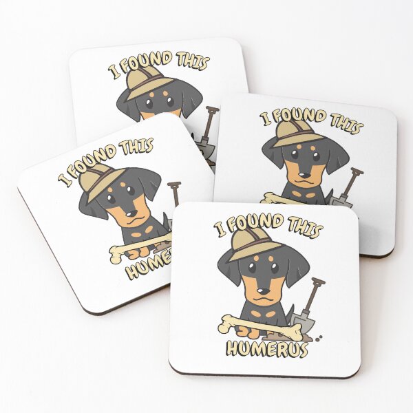 Item preview, Funny Dachshund archaeologist found a bone designed and sold by Pet Station.