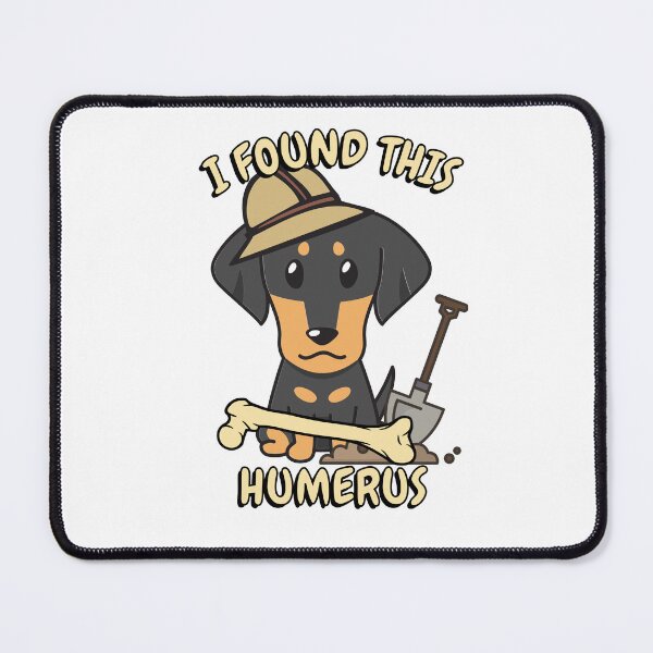 Item preview, Funny Dachshund archaeologist found a bone designed and sold by Pet Station.
