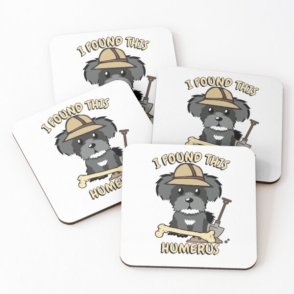 Item preview, Funny Schnauzer archaeologist found a bone designed and sold by Pet Station.