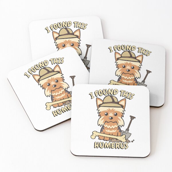 Item preview, Funny Yorkshire Terrier archaeologist found a bone designed and sold by Pet Station.