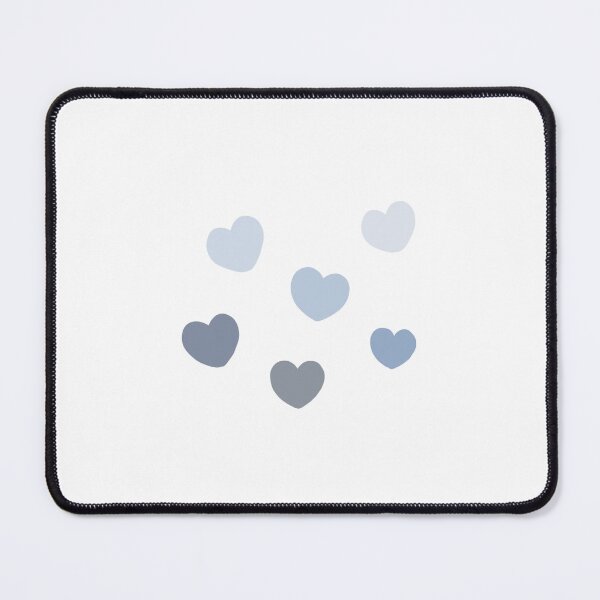 Item preview, Aesthetic Cute Blue Hearts designed and sold by lameowee.