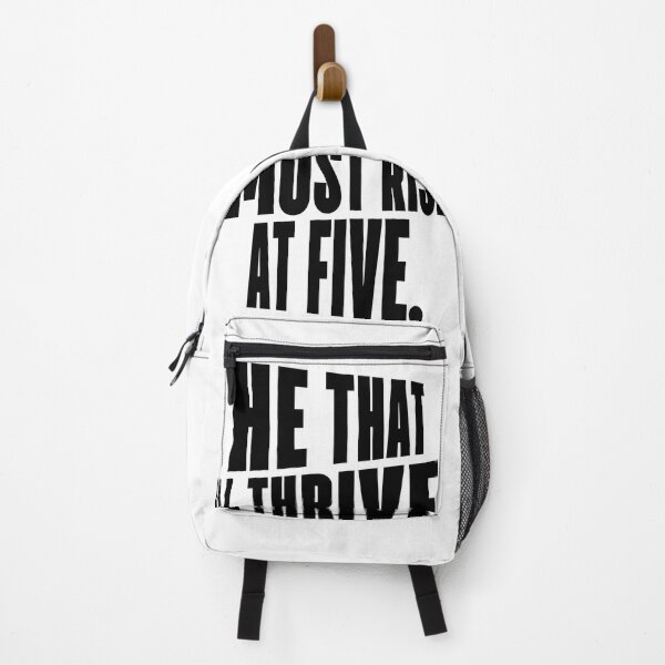 Item preview, He that will thrive, must rise at five. designed and sold by 1Lio.