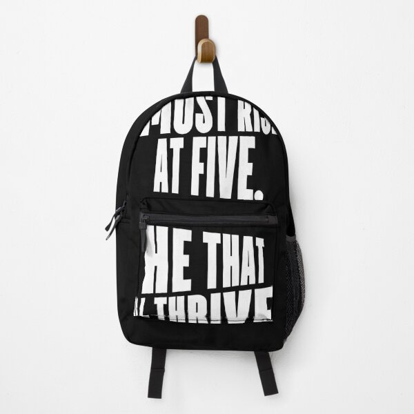 Item preview, He that will thrive, must rise at five. designed and sold by 1Lio.
