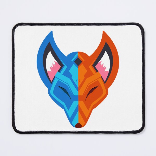Item preview, Fox Mask (Split) designed and sold by slyfo.