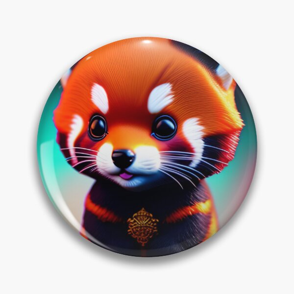 Aperçu de l'œuvre Chibi-Chibi Panda Rouge Moelleux créée et vendue par ChibiMavis.