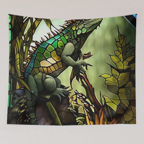 Item preview, IGUANA VITRAL SWAMP Vers designed and sold by robertpuck.