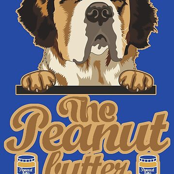 The Peanut Butter Box Is Here: Doggy Duo Version Funny St. Bernard Dog  Commercial Humor Pet Mat for Sale by JoyOfHopeStore