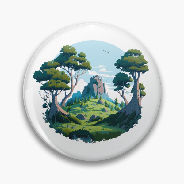 Item preview, beautiful scenery sticker vector 3 designed and sold by farizhilmi.