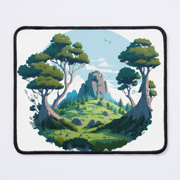 Item preview, beautiful scenery sticker vector 3 designed and sold by farizhilmi.