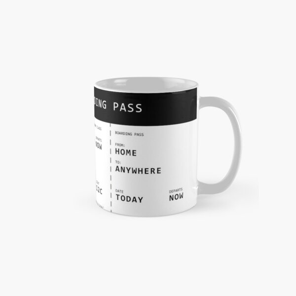 Boarding Pass Classic Mug