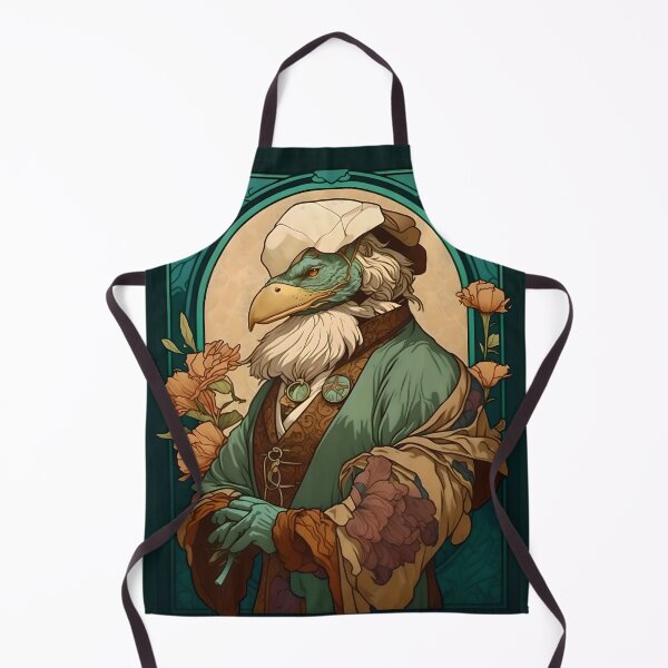 Item preview, The Other Art Nouveau Bearded Dodo Professor designed and sold by entwithanaxe.