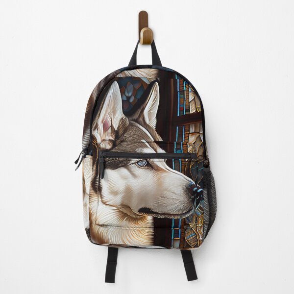 Item preview, Husky dog in stained glass designed and sold by Viinde.