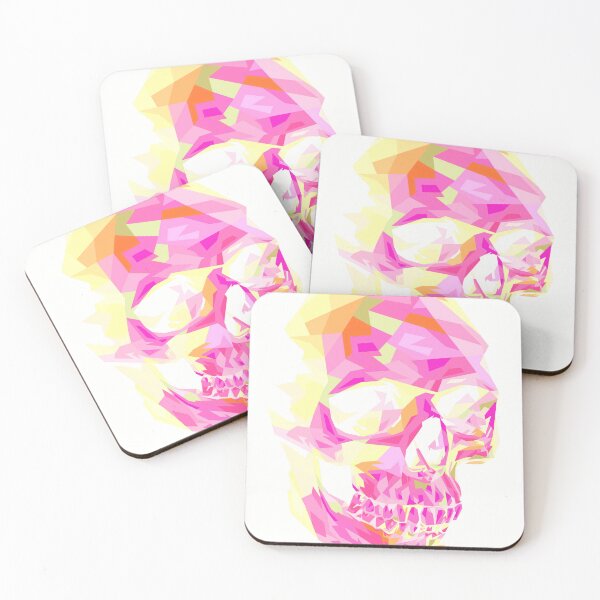Item preview, Skull - Pink Yellow designed and sold by CristobalArt.