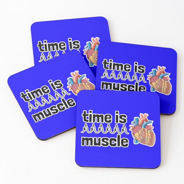 Item preview, Time is Muscle with Heart Illustration designed and sold by Artsy-Chemist.