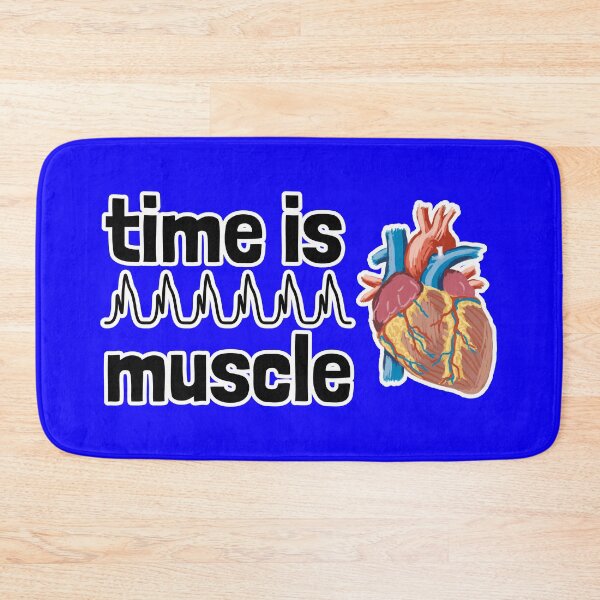 Item preview, Time is Muscle with Heart Illustration designed and sold by Artsy-Chemist.