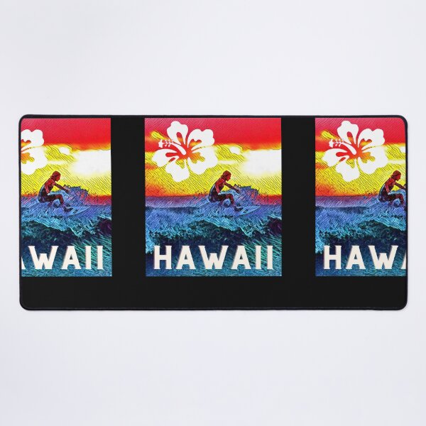 Item preview, VINTAGE HAWAII SURFING LABEL designed and sold by starfishstuff.
