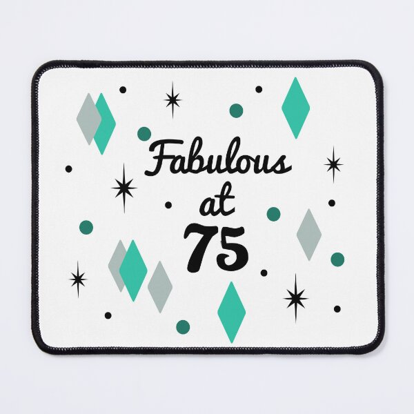 Item preview, Fabulous 75th Birthday For Women designed and sold by thepixelgarden.