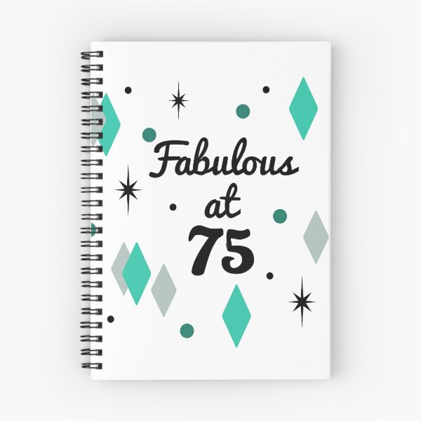 Item preview, Fabulous 75th Birthday For Women designed and sold by thepixelgarden.