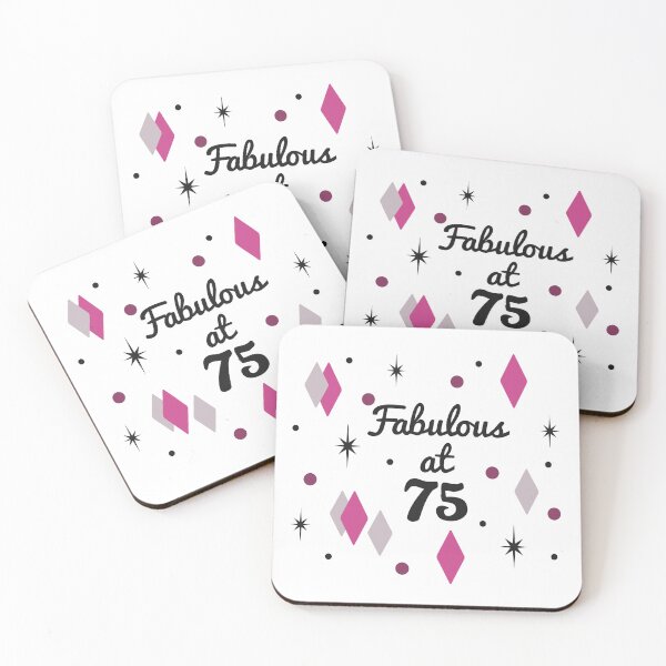 Item preview, Fabulous 75th Birthday For Women designed and sold by thepixelgarden.