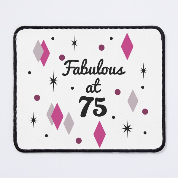 Item preview, Fabulous 75th Birthday For Women designed and sold by thepixelgarden.