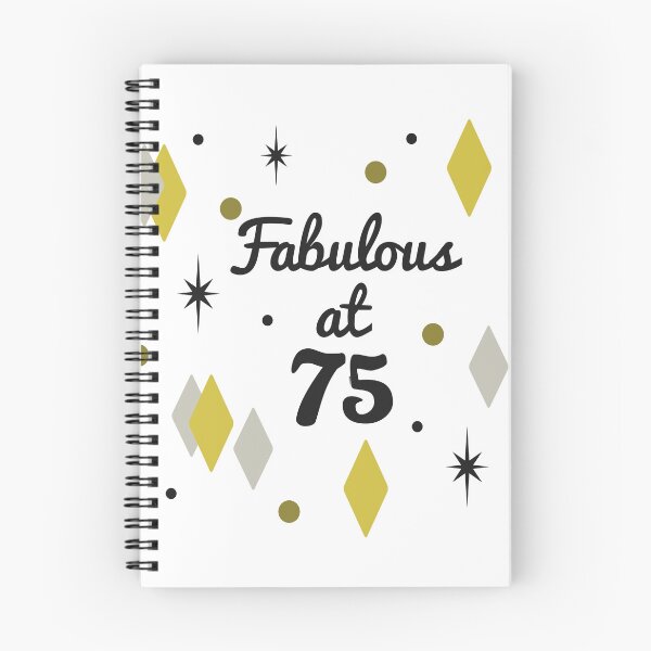Item preview, Fabulous 75th Birthday For Women designed and sold by thepixelgarden.