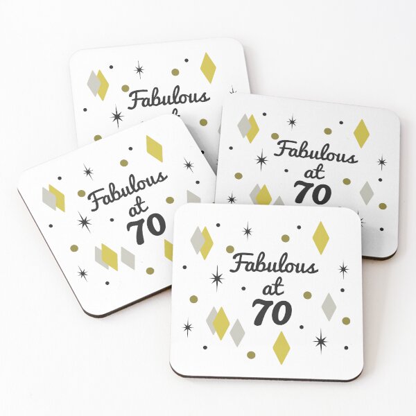Item preview, Fabulous 70th Birthday For Women designed and sold by thepixelgarden.