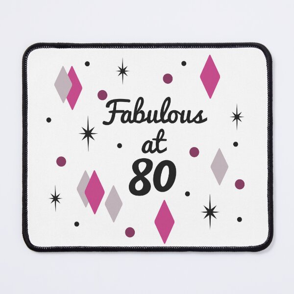 Item preview, Fabulous 80th Birthday For Women designed and sold by thepixelgarden.