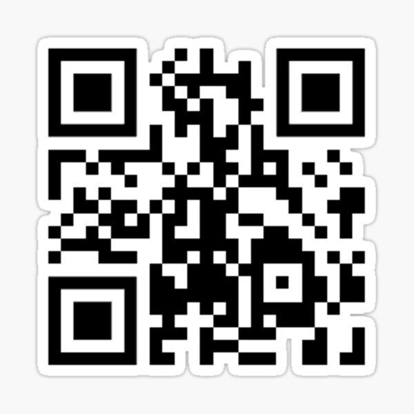 All star smash mouth qr code Sticker for Sale by julloo