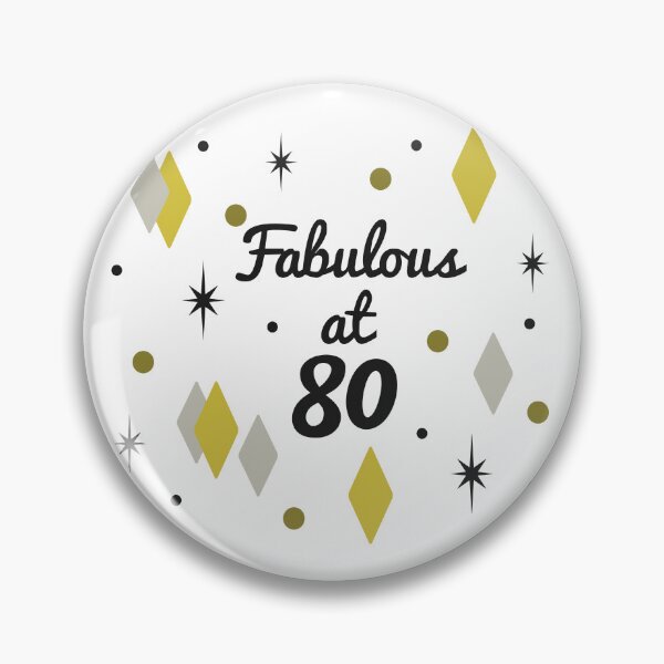 Item preview, Fabulous 80th Birthday For Women designed and sold by thepixelgarden.