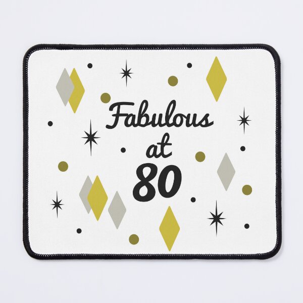 Item preview, Fabulous 80th Birthday For Women designed and sold by thepixelgarden.