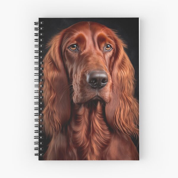 Item preview, Iris Setter Dog Portrait very cute 19 designed and sold by jetaiart.