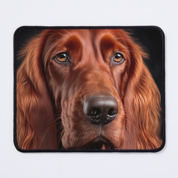 Item preview, Iris Setter Dog Portrait very cute 19 designed and sold by jetaiart.