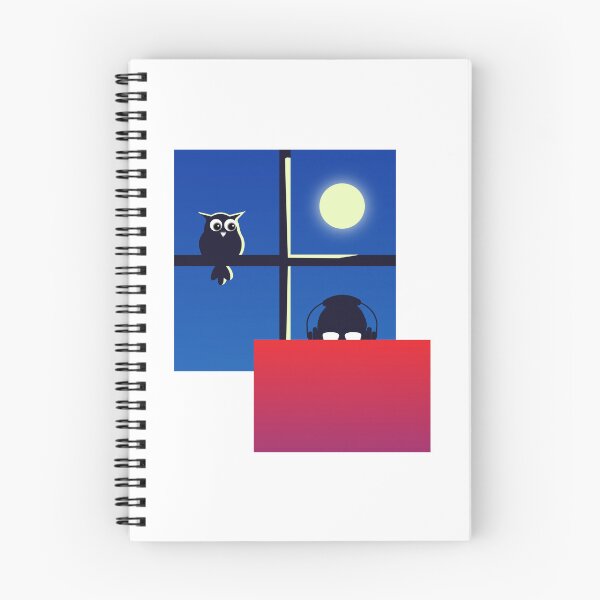 Item preview, Night Owl design illustration designed and sold by ARTIZIT.