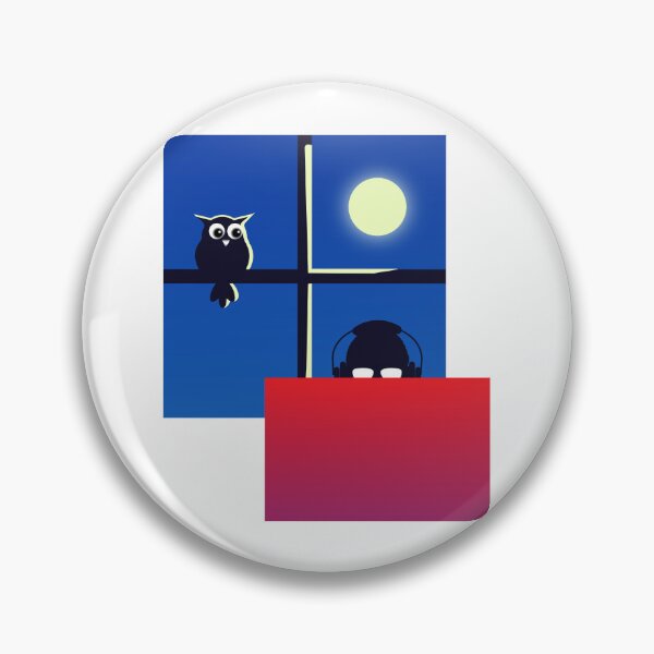 Item preview, Night Owl design illustration designed and sold by ARTIZIT.