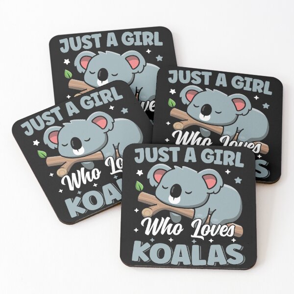 Item preview, Just A Girl Who Loves Koalas Cute Sleeping Kawaii Koala designed and sold by MintedFresh.