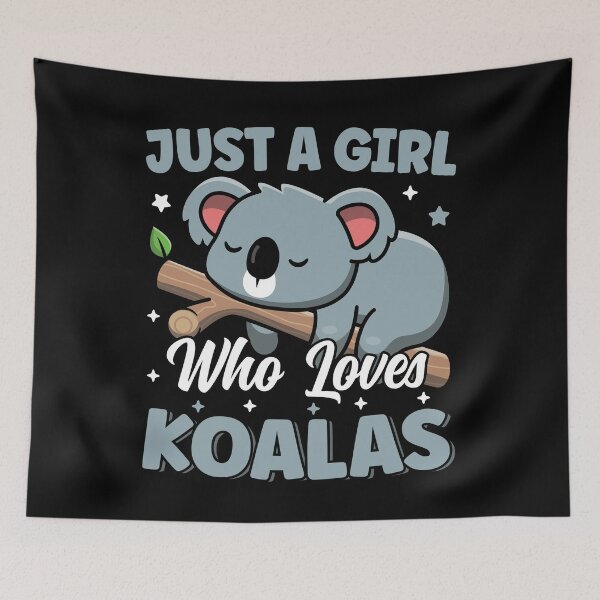 Item preview, Just A Girl Who Loves Koalas Cute Sleeping Kawaii Koala designed and sold by MintedFresh.