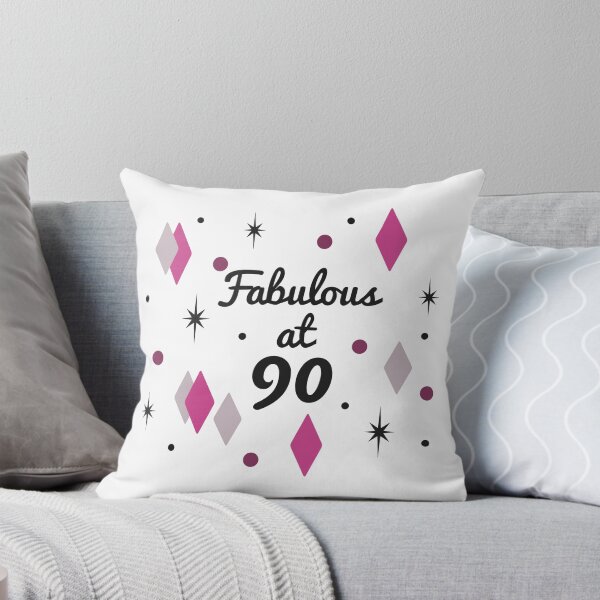 Item preview, Fabulous 90th Birthday For Women designed and sold by thepixelgarden.