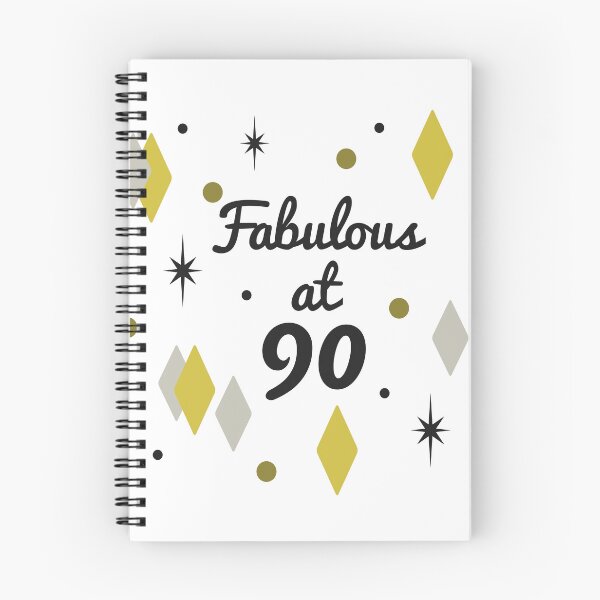 Item preview, Fabulous 90th Birthday For Women designed and sold by thepixelgarden.