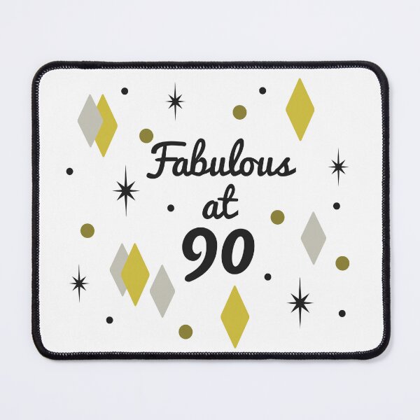 Item preview, Fabulous 90th Birthday For Women designed and sold by thepixelgarden.