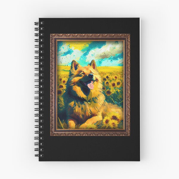 Item preview, Eurasier Sunflower Painting Adorable Dog designed and sold by rafaeltto.