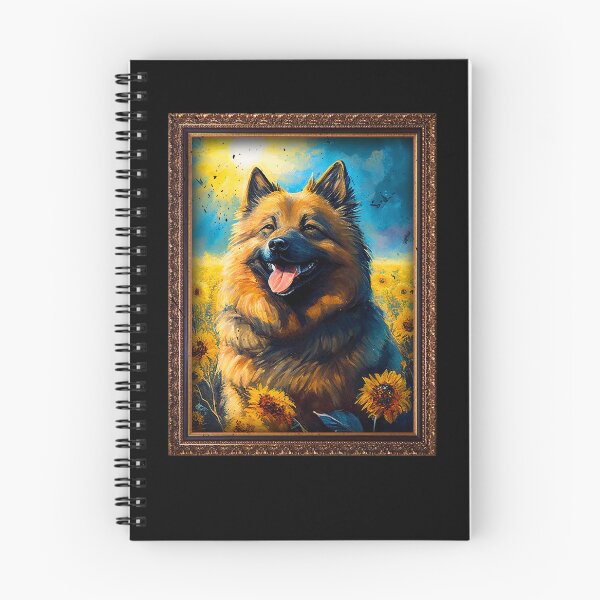 Item preview, Eurasier Sunflower Painting Adorable Dog designed and sold by rafaeltto.