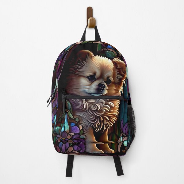 Item preview, Cachorro de Pomerania en vidrieras designed and sold by Viinde.
