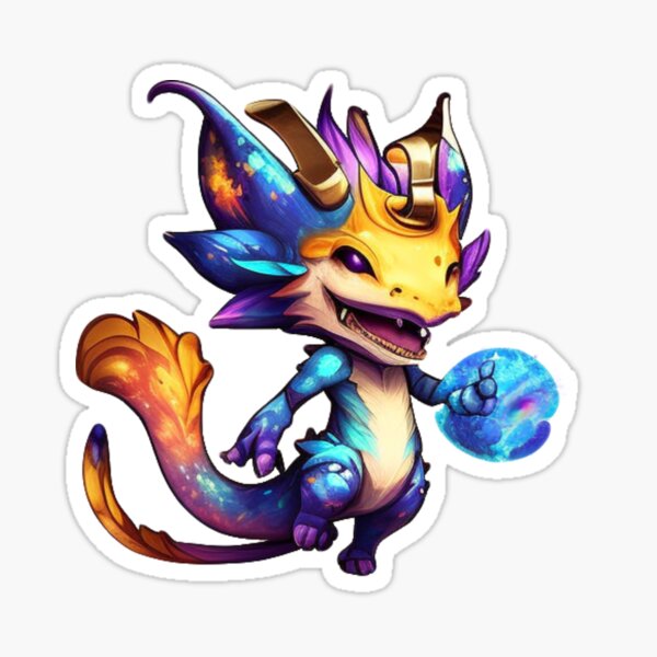 Cosmic ASol (V2) - Dragon Céleste Sticker Sticker