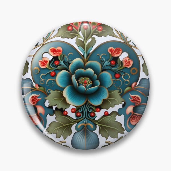Item preview, Norwegian Blue Telemark Rosemaling designed and sold by bestsalernow.