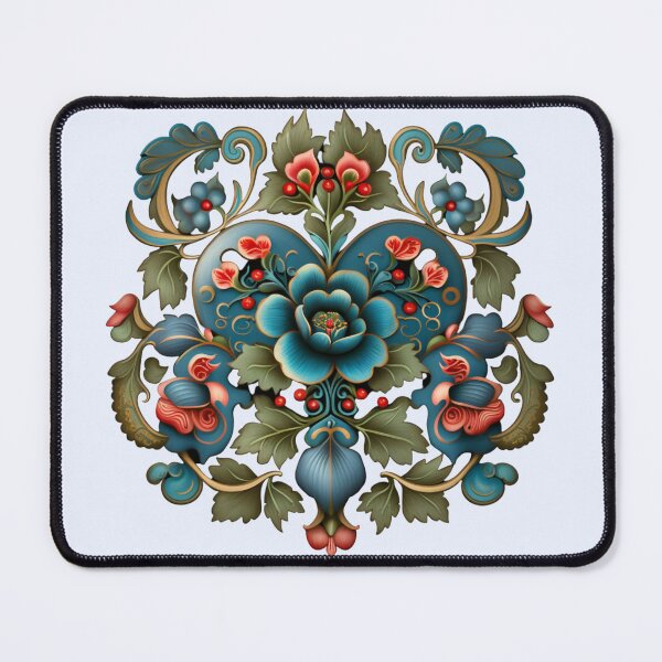 Item preview, Norwegian Blue Telemark Rosemaling designed and sold by bestsalernow.